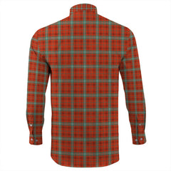 Morrison Red Ancient Tartan Long Sleeve Button Shirt