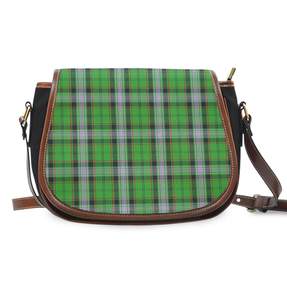 Moss Tartan Saddle Handbags