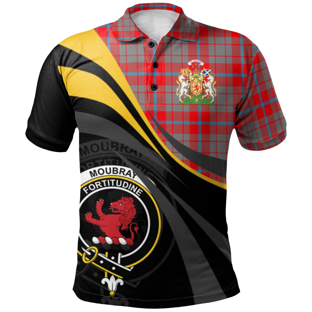 Moubray Tartan Polo Shirt - Royal Coat Of Arms Style