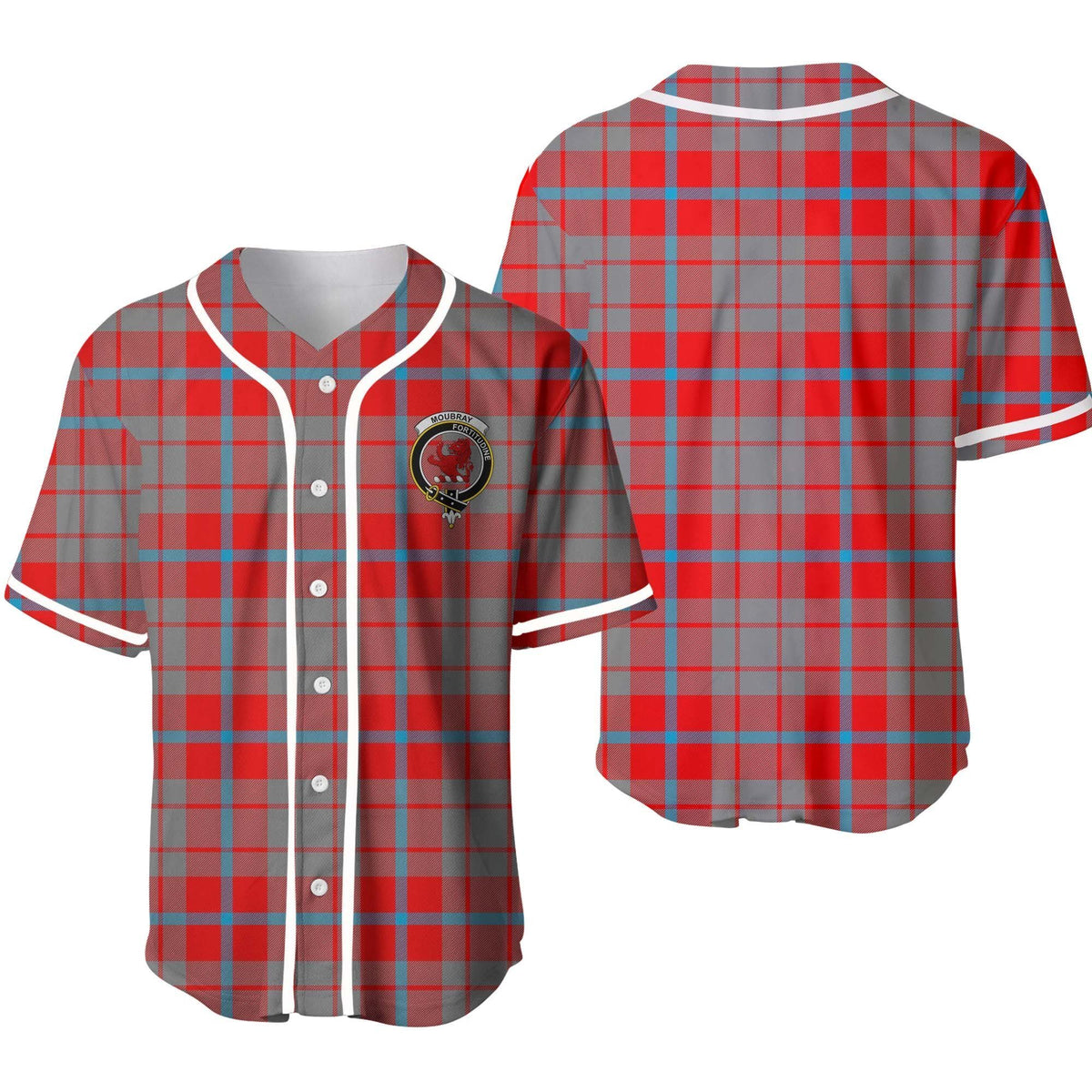 Moubray Tartan Unisex Baseball Jersey