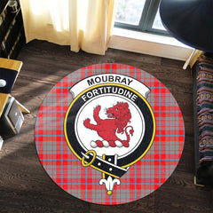 Moubray Tartan Crest Round Rug