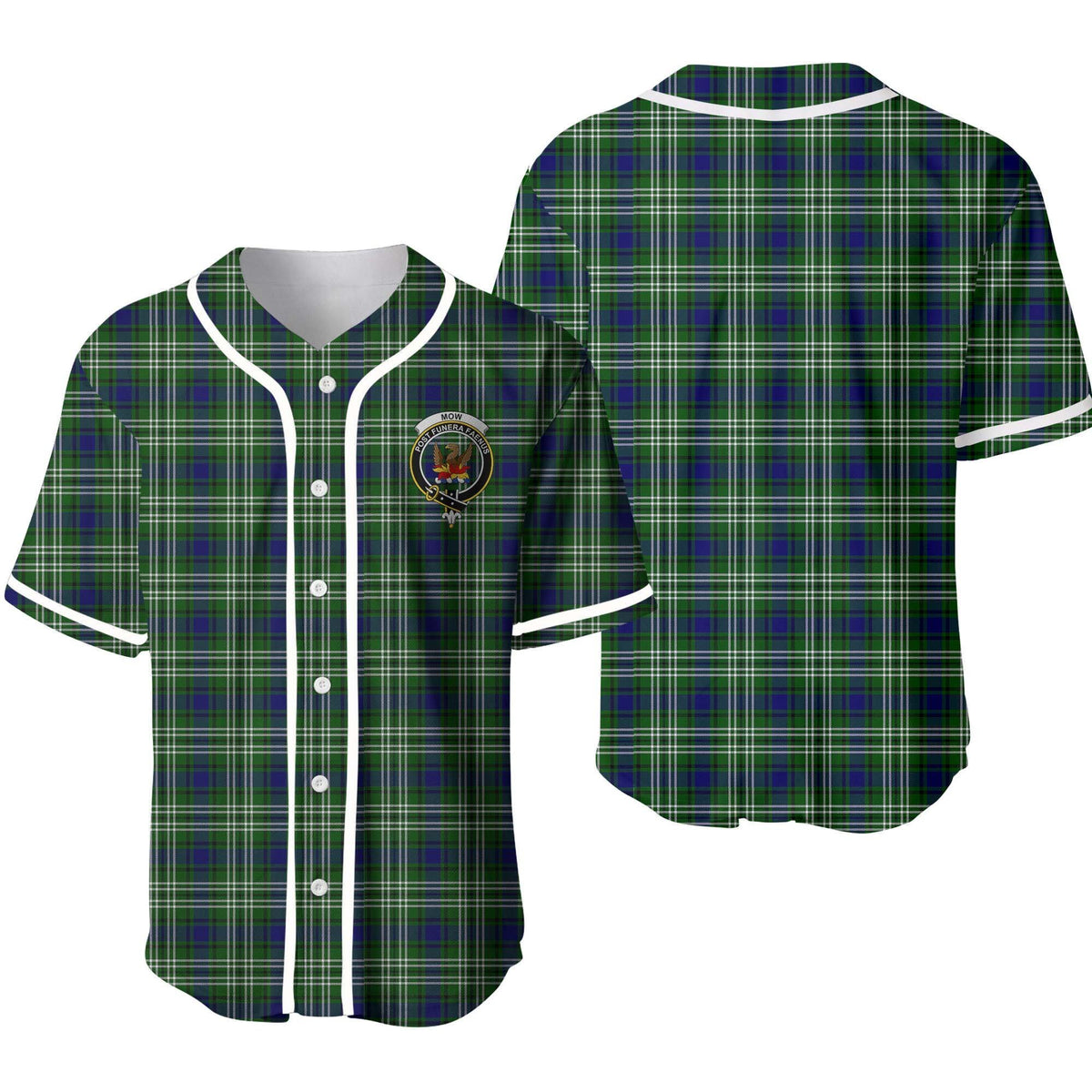 Mow Tartan Unisex Baseball Jersey