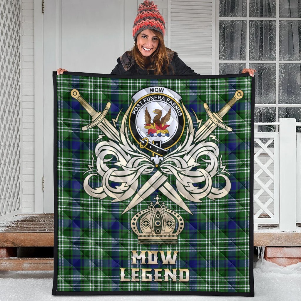 Mow Tartan Crest Legend Gold Royal Premium Quilt