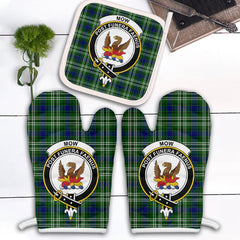 Mow Tartan Crest Oven Mitt And Pot Holder (2 Oven Mitts + 1 Pot Holder)