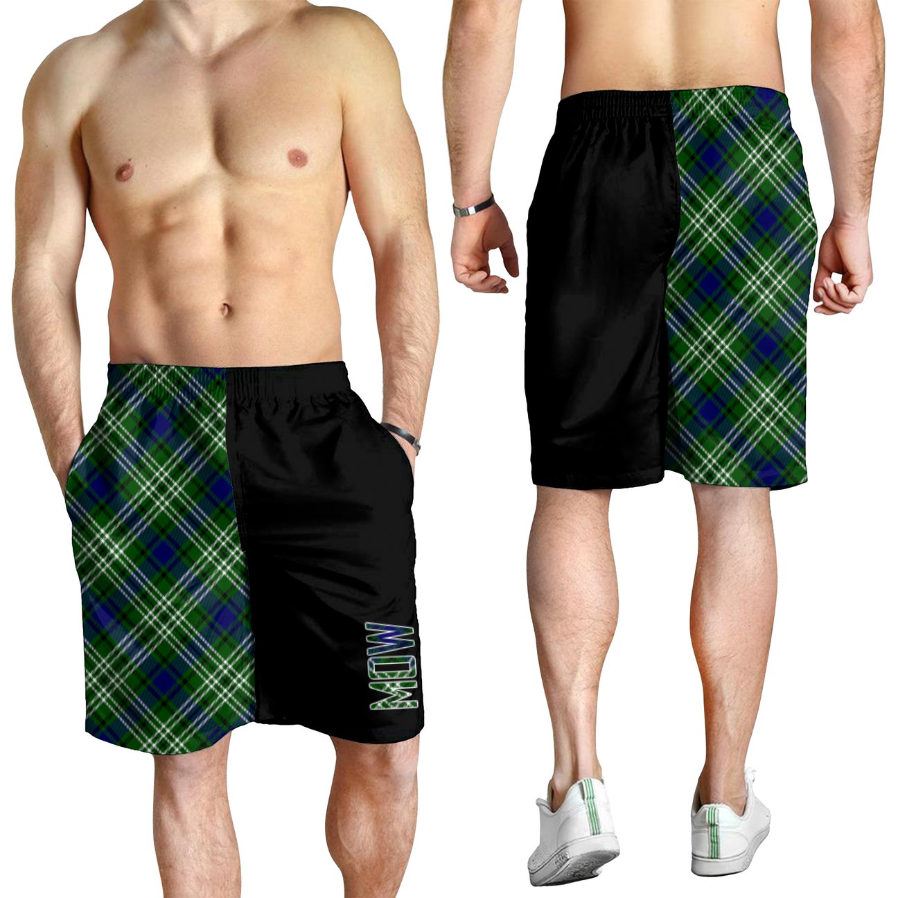 Mow Tartan Crest Men's Short - Cross Style