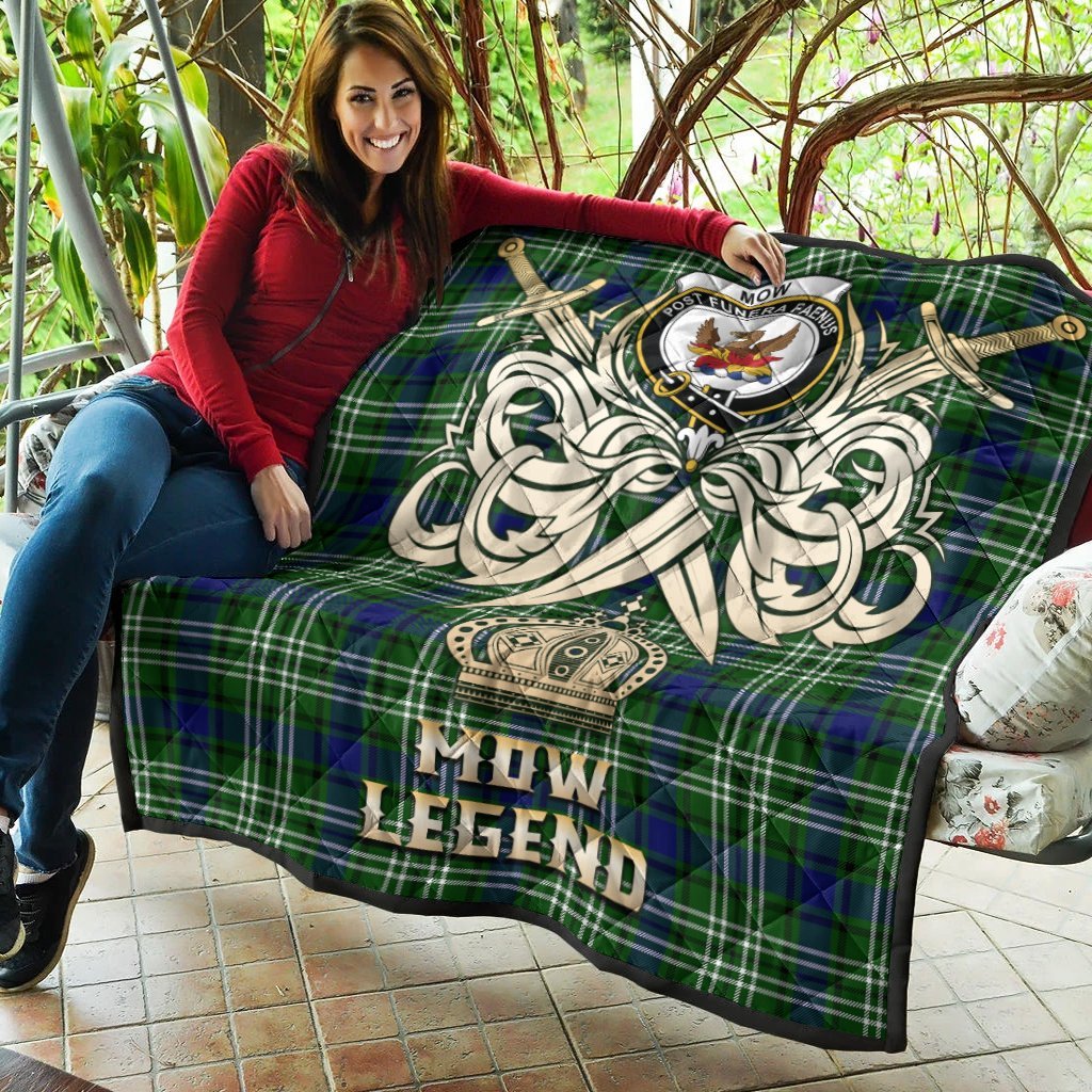 Mow Tartan Crest Legend Gold Royal Premium Quilt