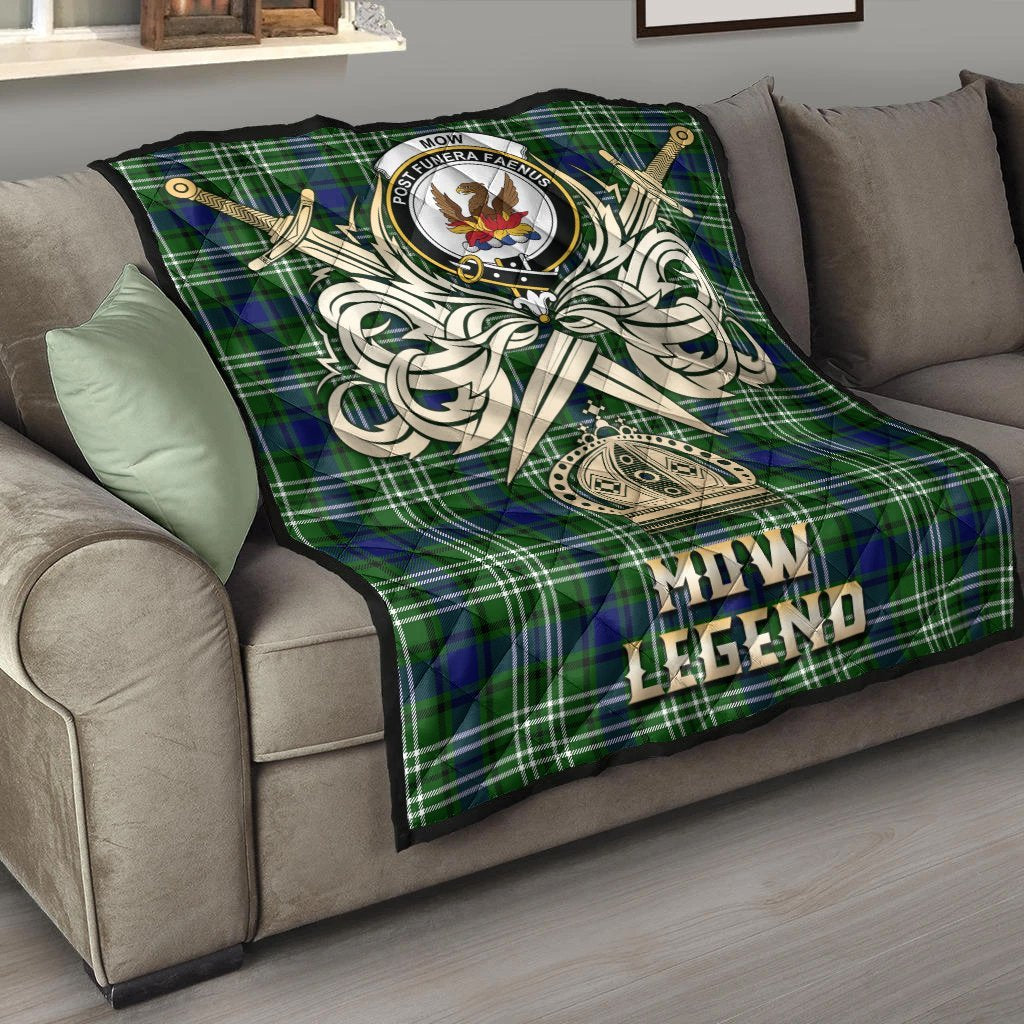 Mow Tartan Crest Legend Gold Royal Premium Quilt