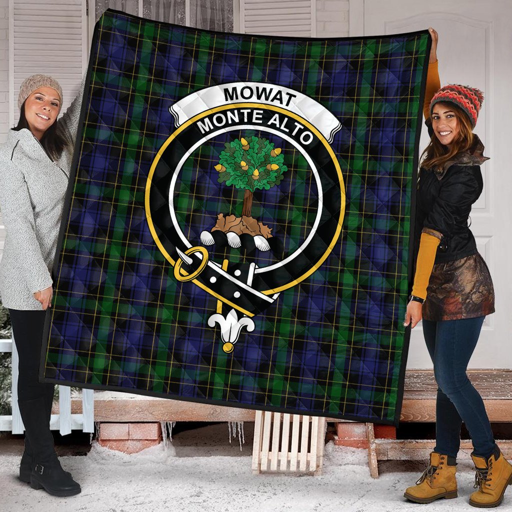 Mowat Originaux Tartan Crest Quilt