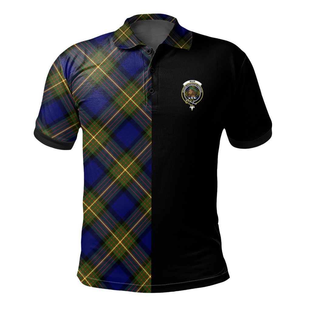 Muir Tartan Polo Shirt Half of Me - Cross Style