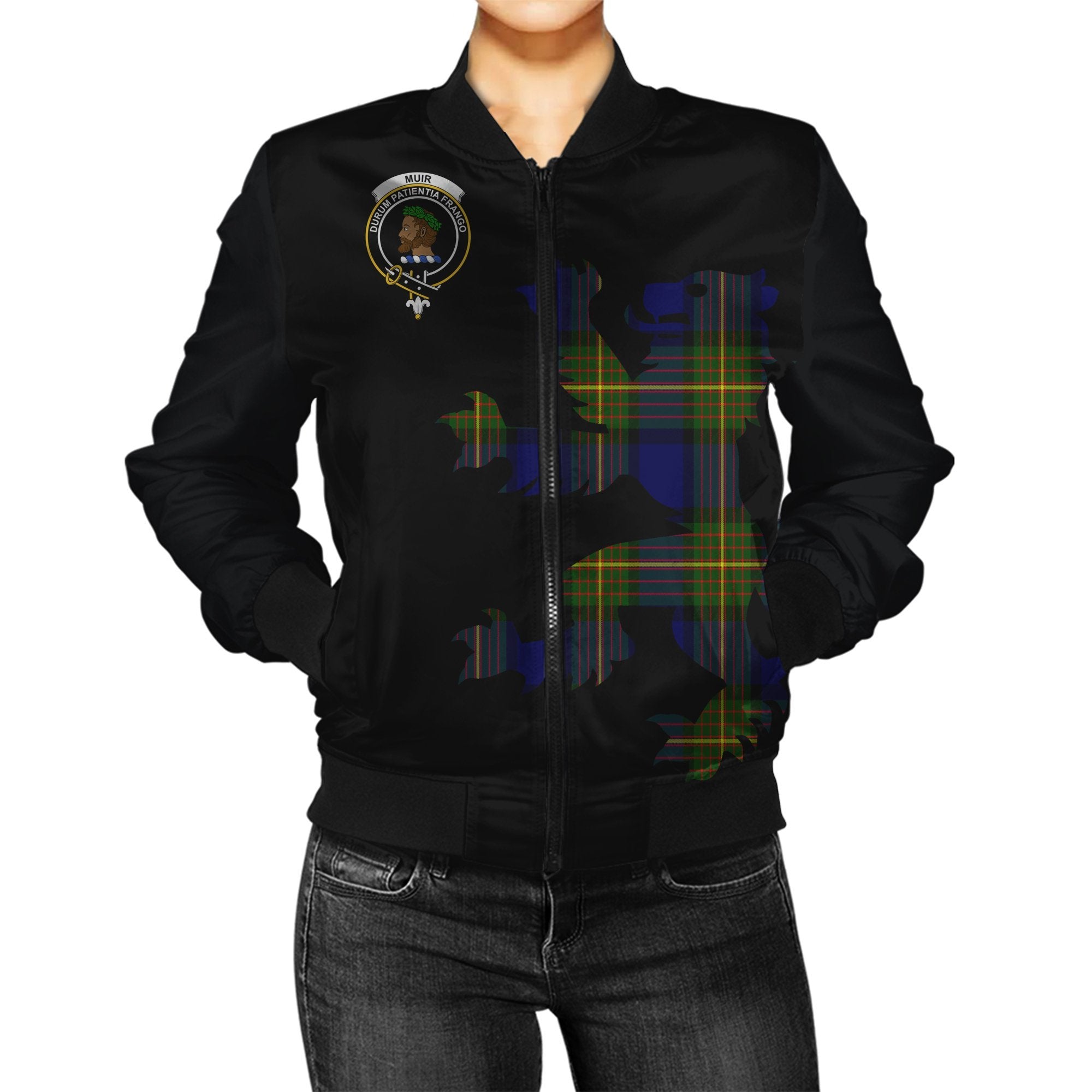 Muir Tartan Bomber Jacket Lion & Thistle