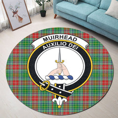 Muirhead Tartan Crest Round Rug