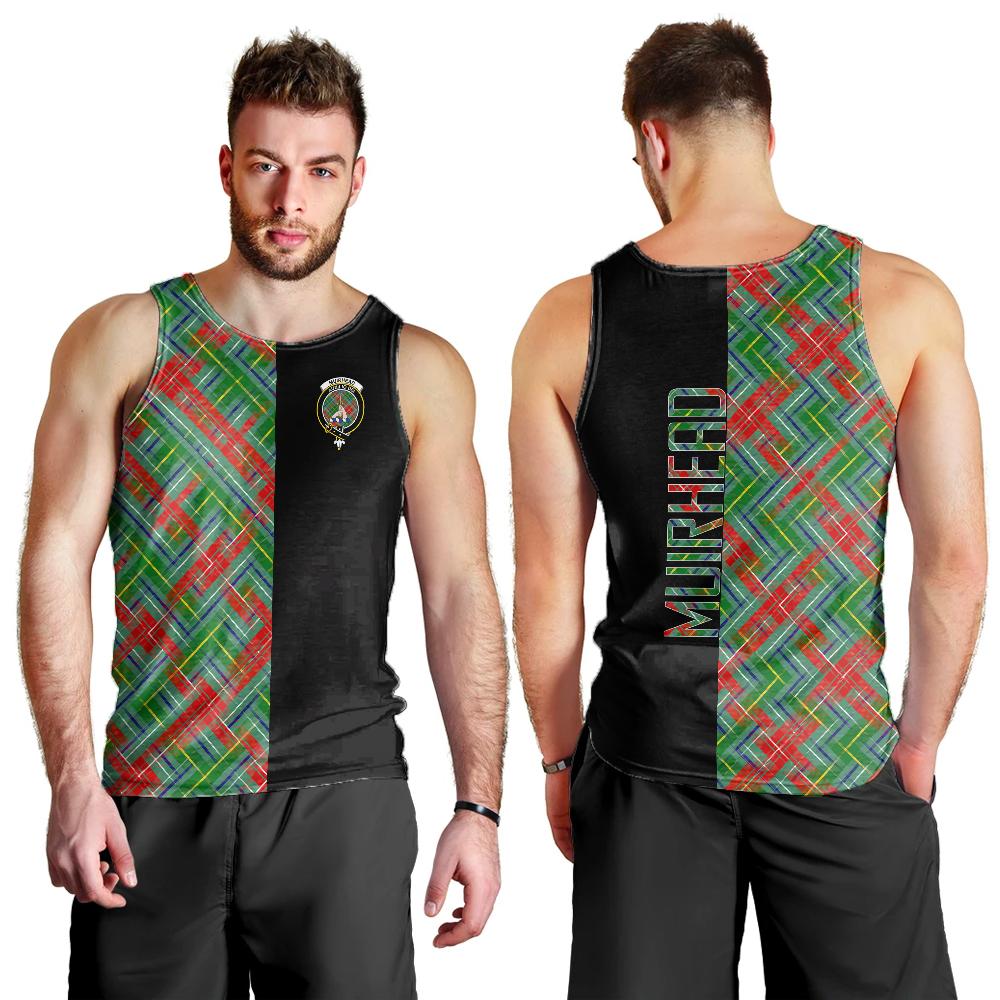 Muirhead Tartan Crest Men's Tank Top - Cross Style