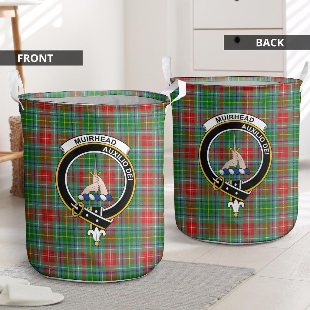 Muirhead Tartan Crest Laundry Basket