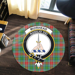 Muirhead Tartan Crest Round Rug