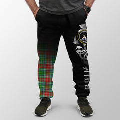 Muirhead Tartan Crest Jogger Sweatpants - Alba Celtic Style