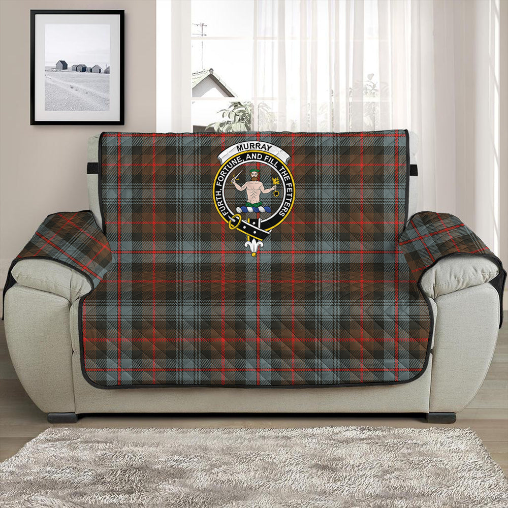 Murray of Atholl Weathered Tartan Crest Sofa Protector