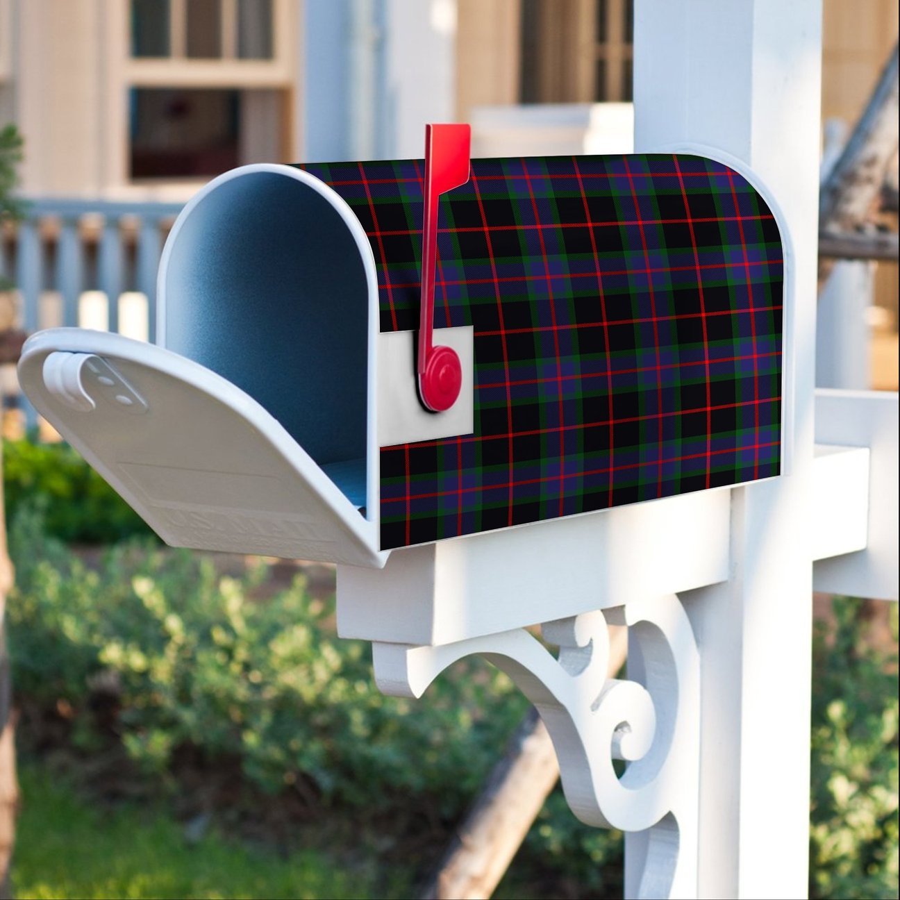 Nairn Tartan Crest Mailbox