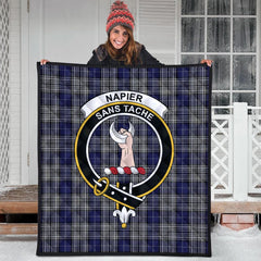 Napier Tartan Crest Quilt