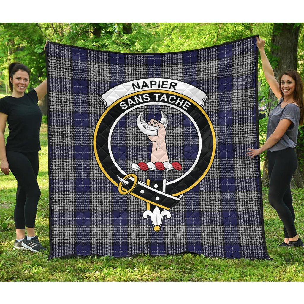 Napier Tartan Crest Quilt