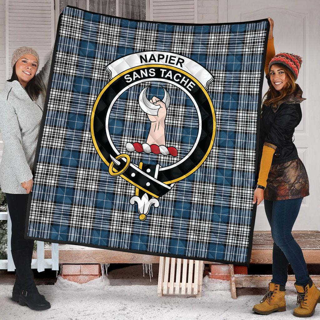 Napier Modern Tartan Crest Quilt