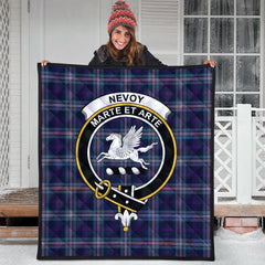 Nevoy Tartan Crest Quilt