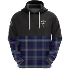 Nevoy Clan Half Of Tartan Hoodie