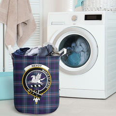 Nevoy Tartan Crest Laundry Basket