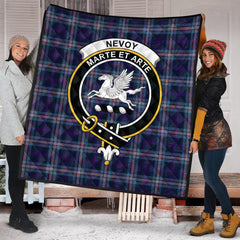 Nevoy Tartan Crest Quilt