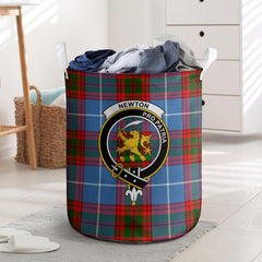 Newton Tartan Crest Laundry Basket