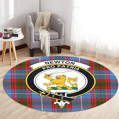 Newton Tartan Crest Round Rug