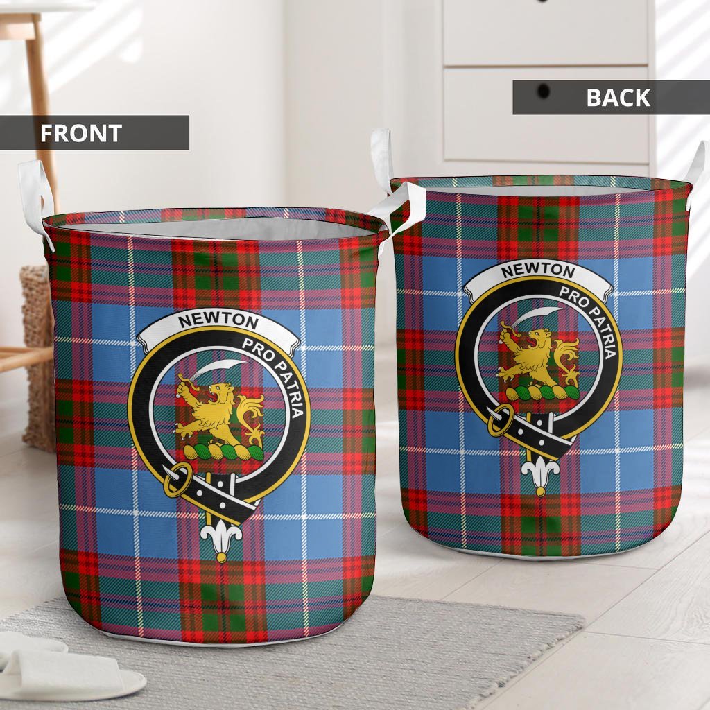 Newton Tartan Crest Laundry Basket