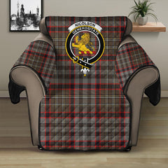 Nicolson Hunting Weathered Tartan Crest Sofa Protector