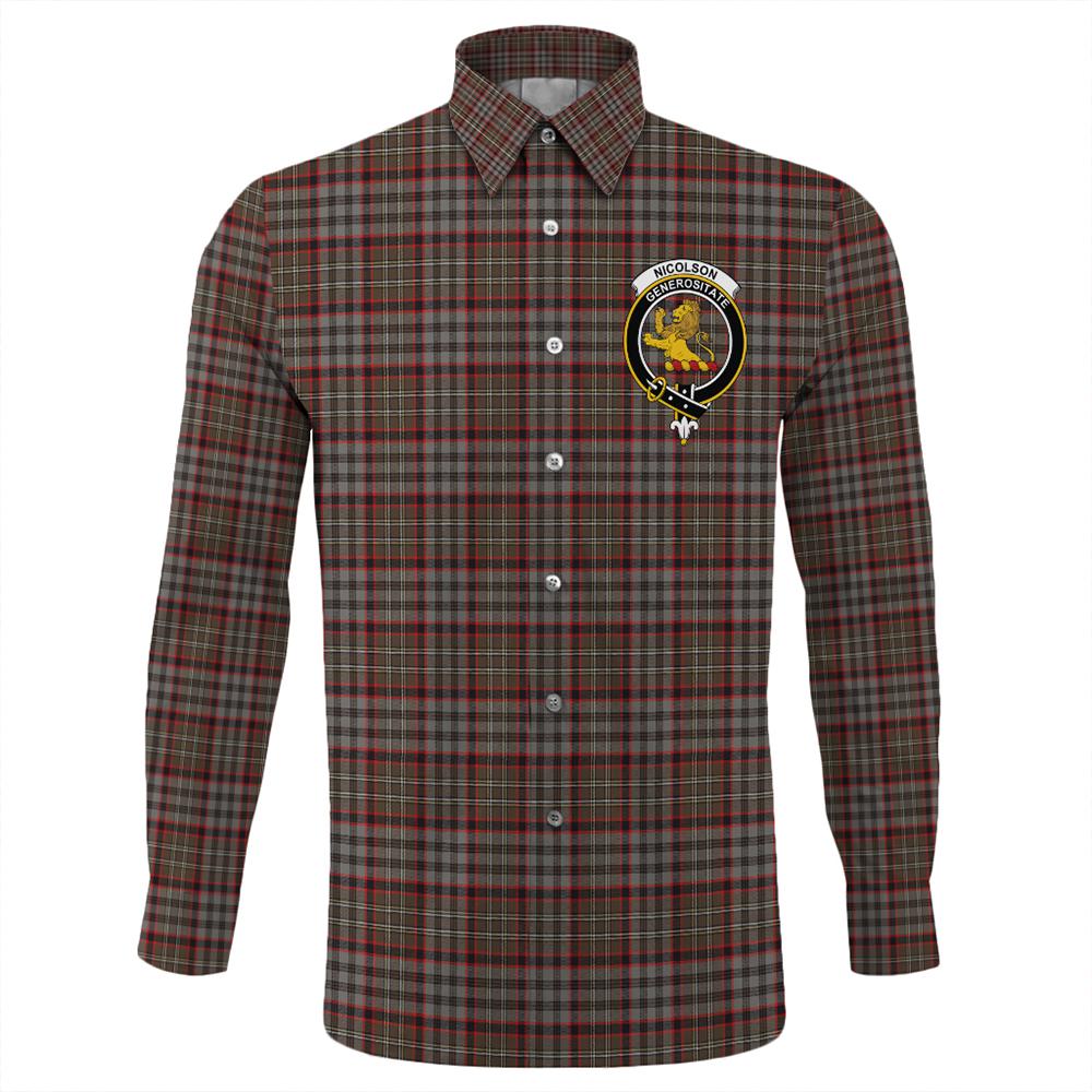 Nicolson Hunting Weathered Tartan Long Sleeve Button Shirt