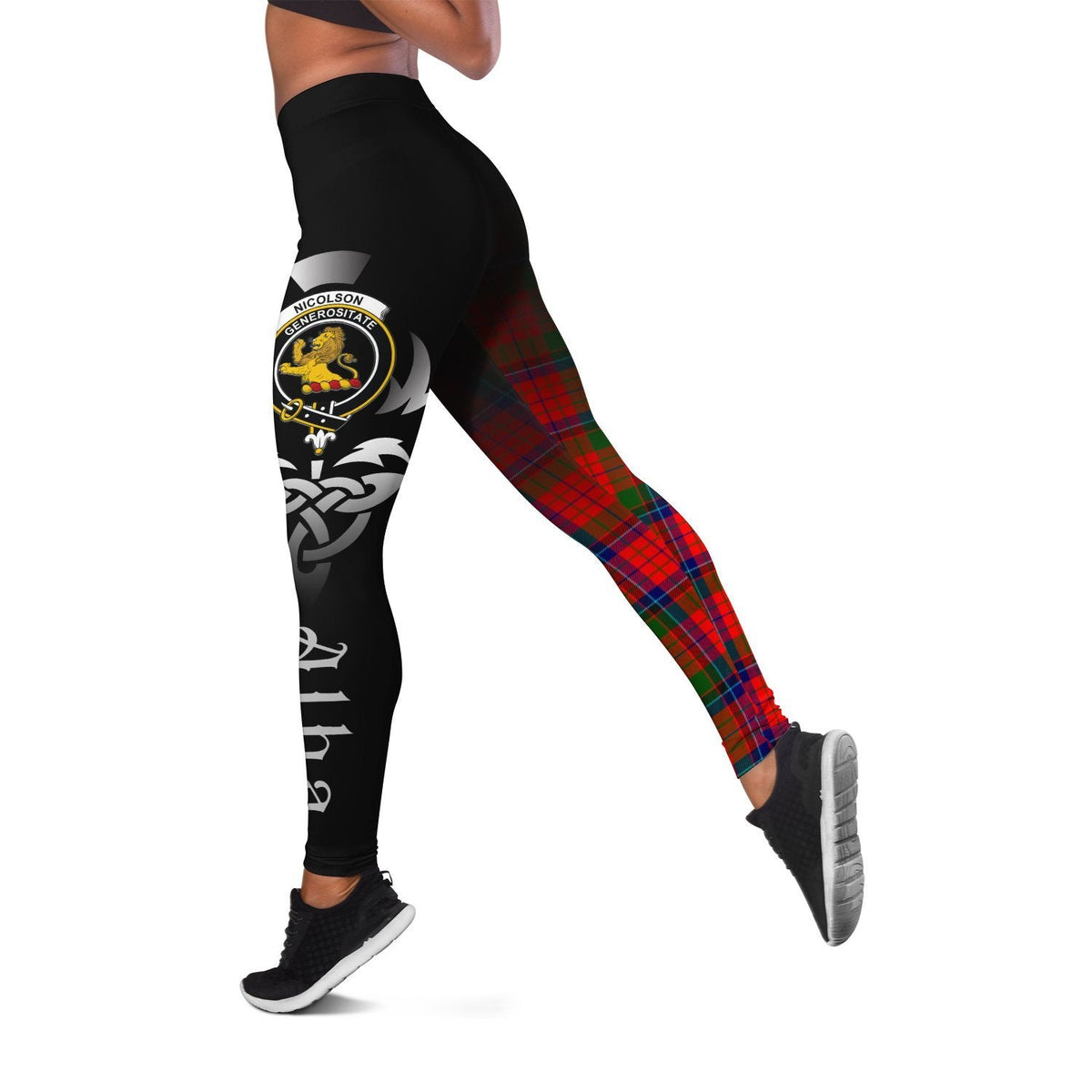 Nicolson Modern Tartan Leggings - Alba Celtic Style