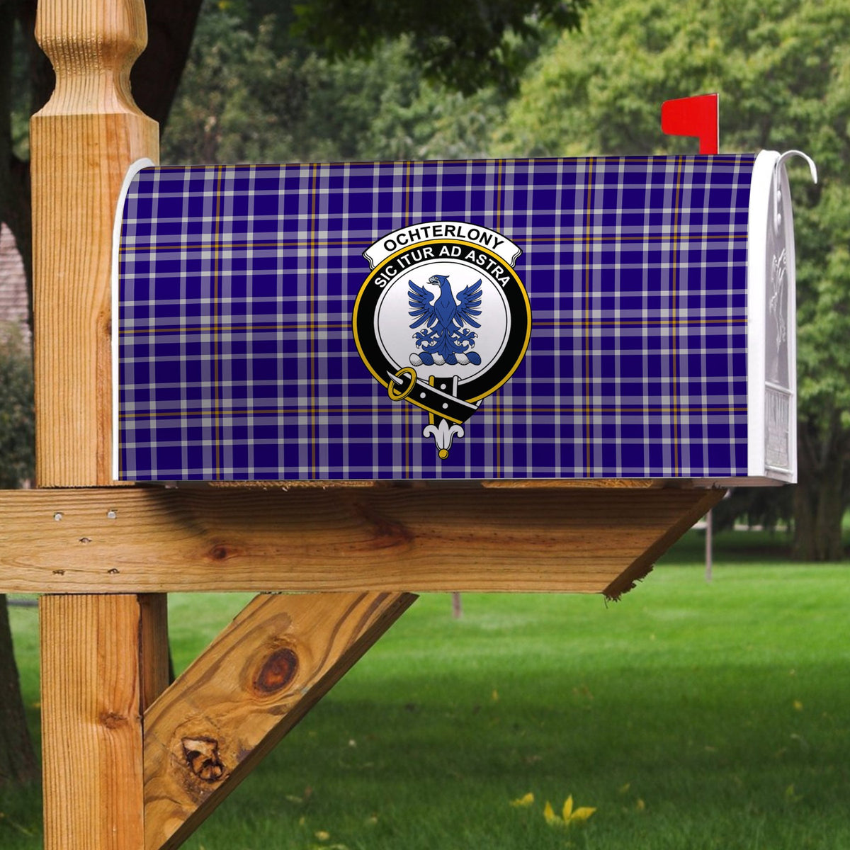 Ochterlony Tartan Crest Mailbox