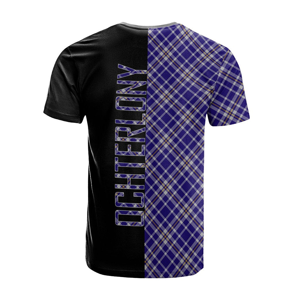 Ochterlony Tartan T-Shirt Half of Me - Cross Style