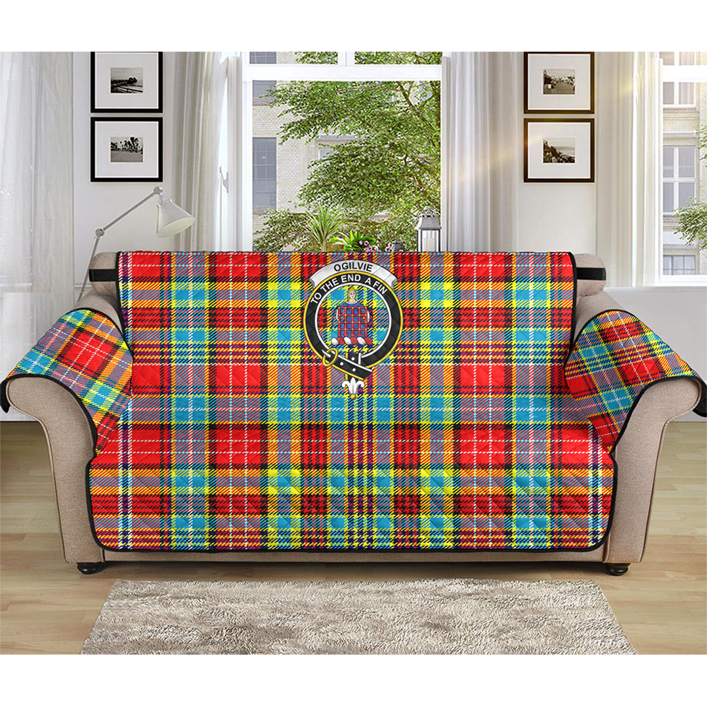 Ogilvie Hunting Ancient Tartan Crest Sofa Protector