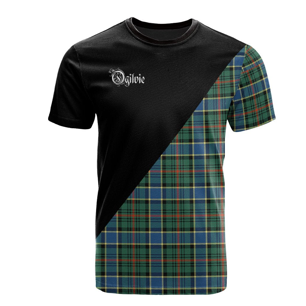 Ogilvie Hunting Ancient Tartan - Military T-Shirt