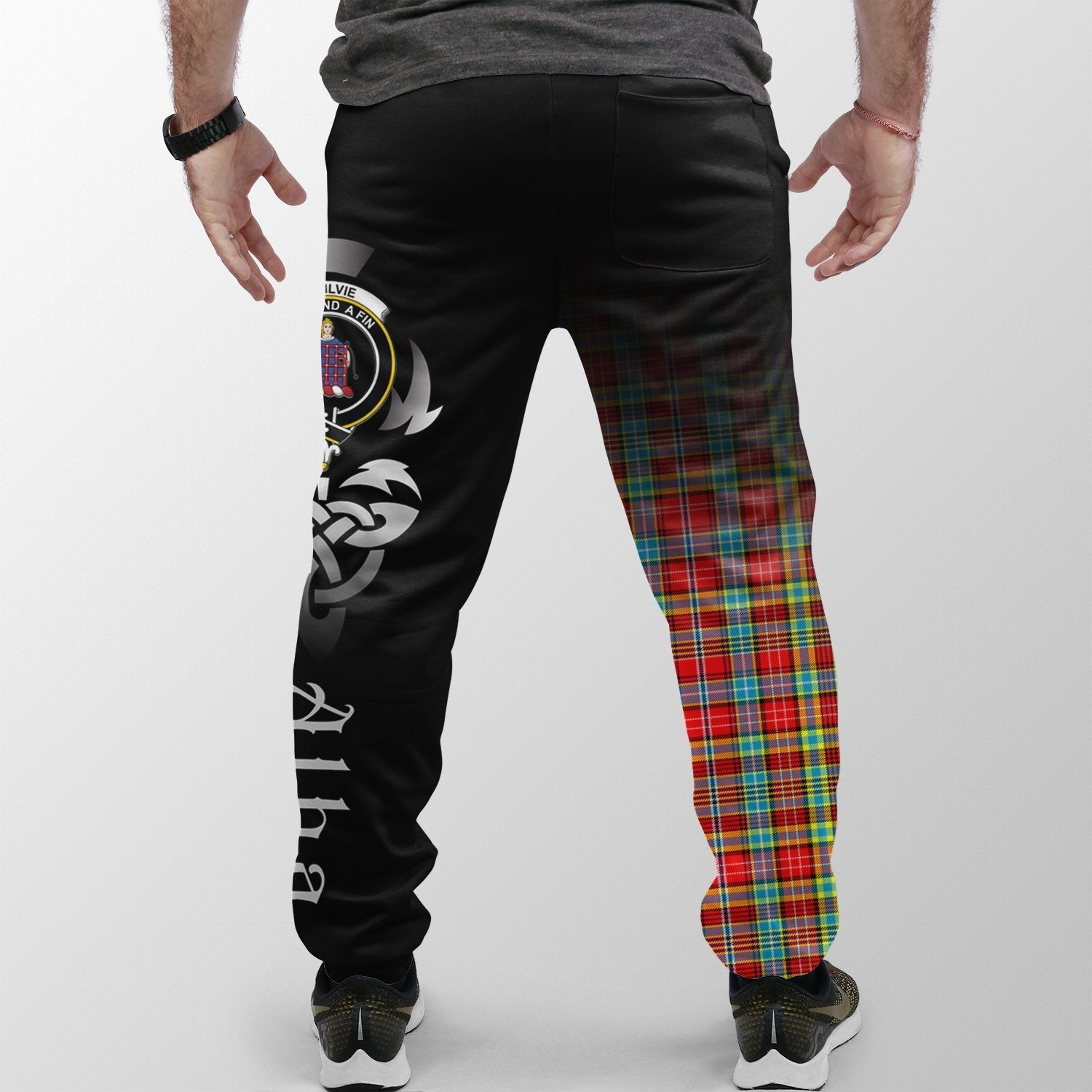 Ogilvie Tartan Crest Jogger Sweatpants - Alba Celtic Style