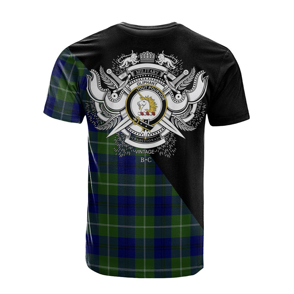 Oliphant Modern Tartan - Military T-Shirt