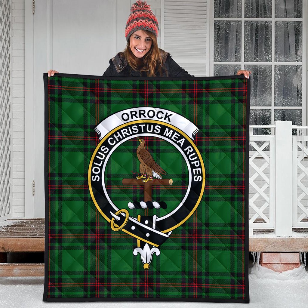 Orrock Tartan Crest Quilt