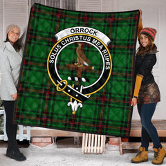 Orrock Tartan Crest Quilt