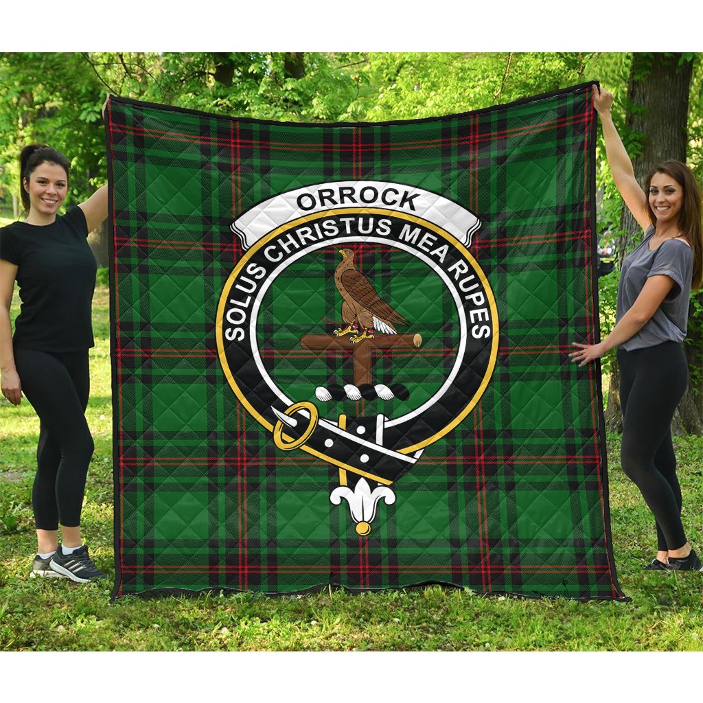 Orrock Tartan Crest Quilt