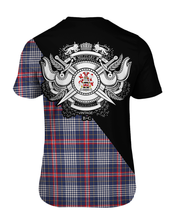 Parker Tartan - Military T-Shirt