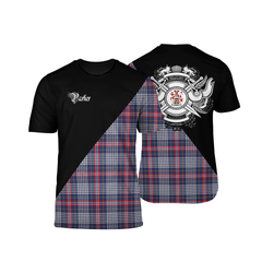 Parker Tartan - Military T-Shirt