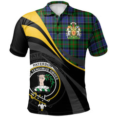 Paterson Tartan Polo Shirt - Royal Coat Of Arms Style