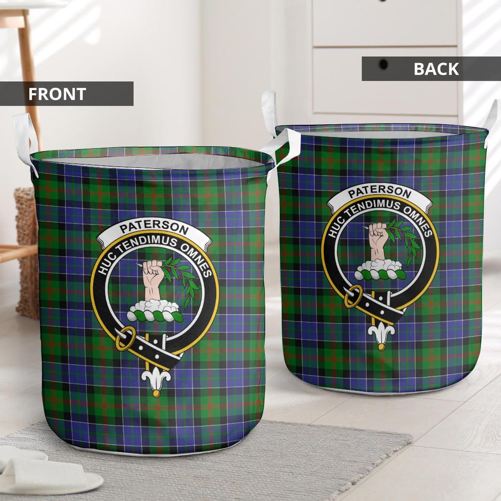 Paterson Tartan Crest Laundry Basket