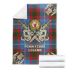 Pennycook Tartan Gold Courage Symbol Blanket