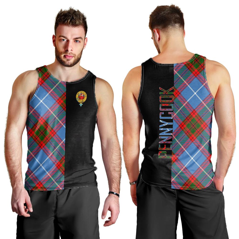 Pennycook Tartan Crest Men's Tank Top - Cross Style