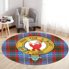 Pennycook Tartan Crest Round Rug